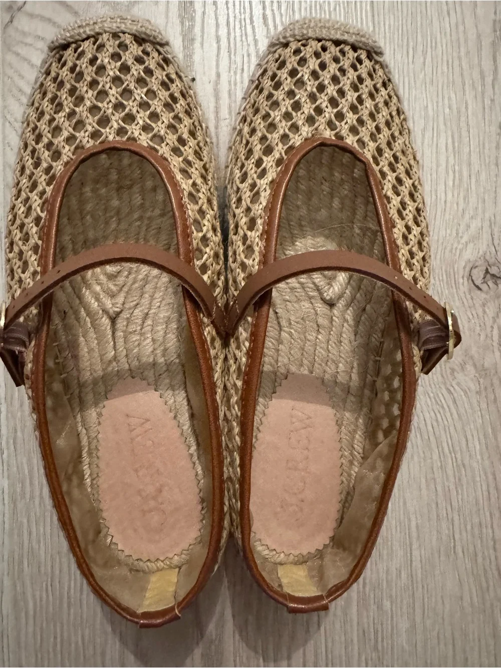 J.Crew Made-in-Spain woven Mary Jane espadrille flats in faux raffia size 7.5 - Picture 7 of 10